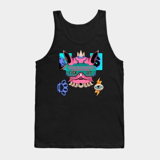 Cat from Outter Space Tank Top